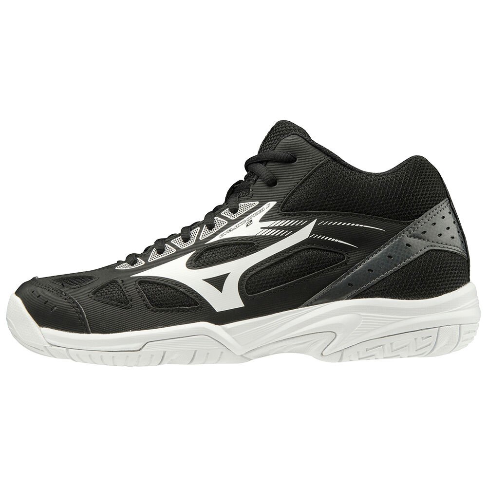 Tenis Para Voleibol Mizuno Cyclone Speed 2 Mid Para Mujer Negros/Blancos/Grises Oscuro 2148097-AR